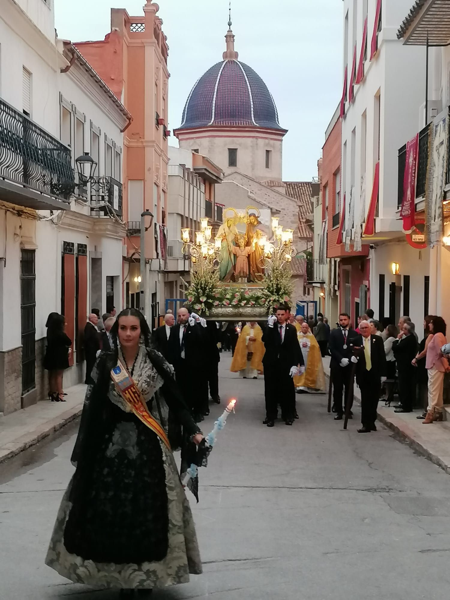 Procesión de la Sagrada Familia en las fiestas patronales de la Vall d'Uixó