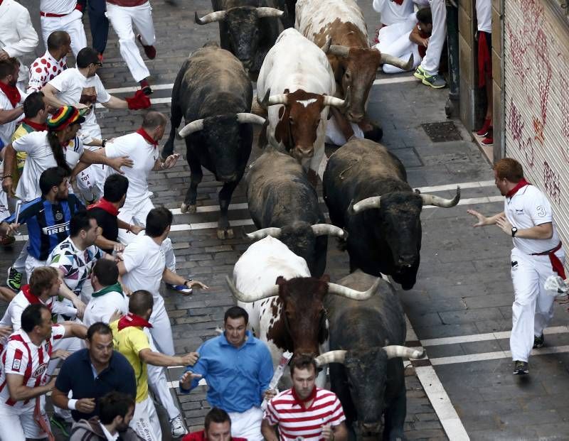 Último encierro de las Fiestas de San Fermín 2015