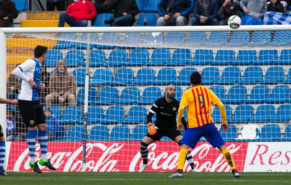 Hércules 0 - Barcelona B 2