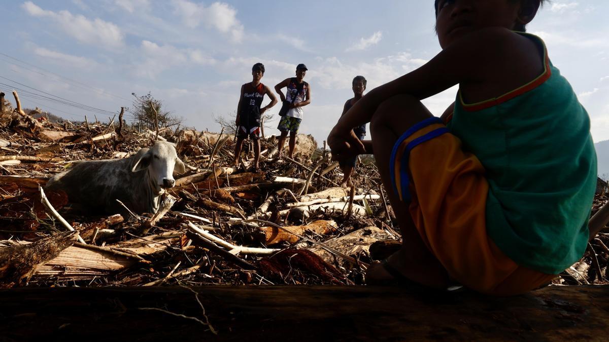 Desastres causados en Filipinas debido a la acción de los ciclones.
