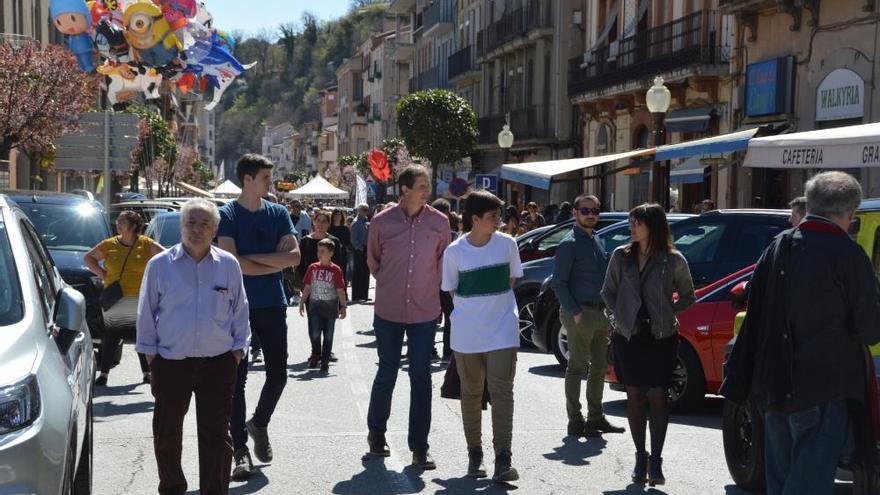 El comerç local guanya pes a la Fira de Sant Josep de Gironella