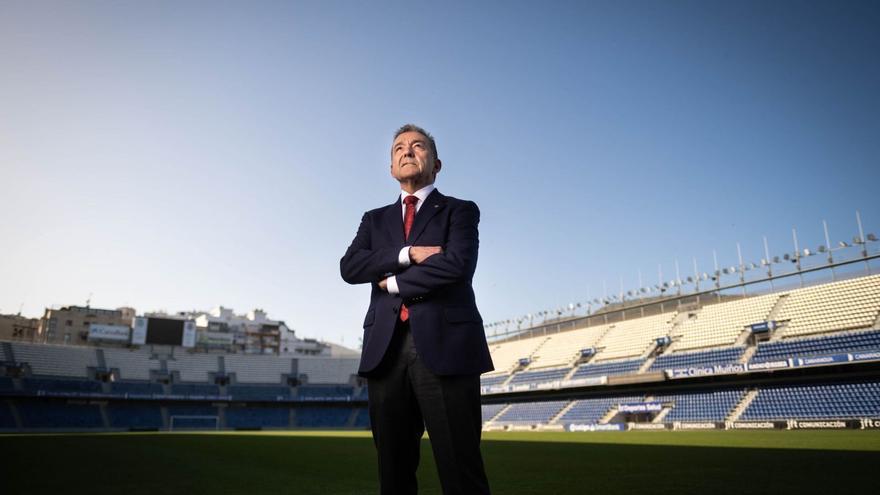 Paulino Rivero, presidente del CD Tenerife.