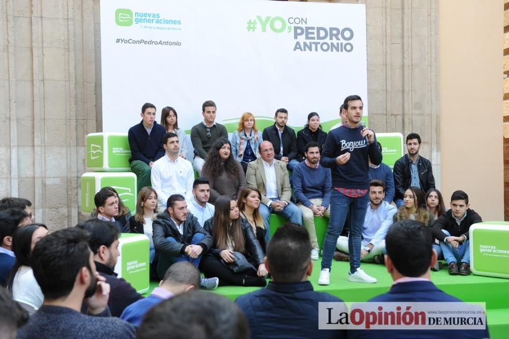 NNGG da su apoyo a Pedro Antonio Sánchez