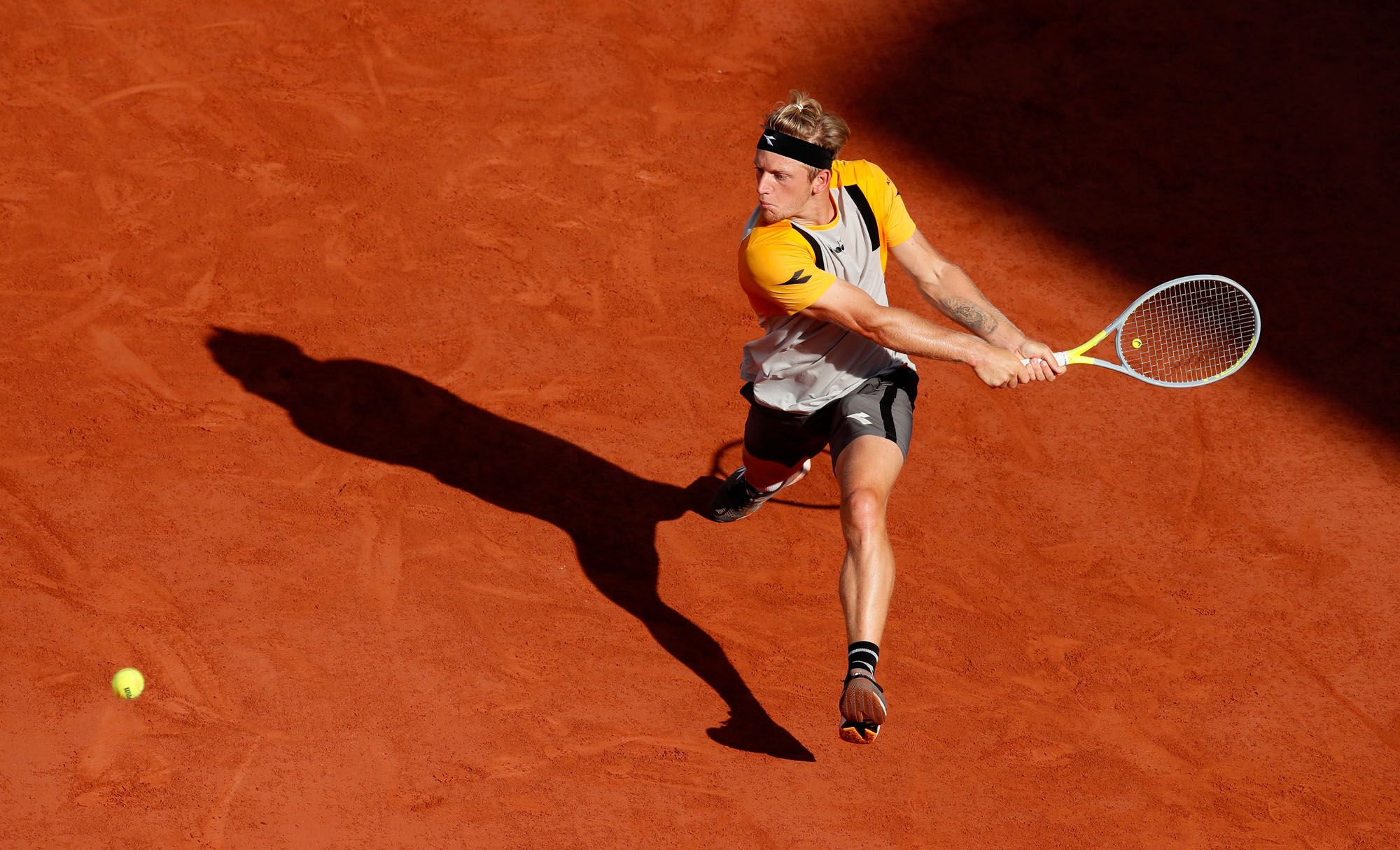 Las imágenes de los octavos de final de Roland Garros entre Alejandro Davidovich y Federico Delbonis