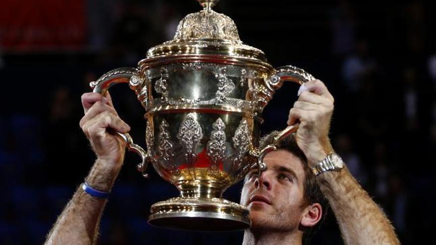 Del Potro vence a Federer en Basilea por segundo año