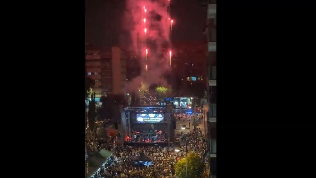 Así ha sido el piromusical de l'Antiga de Campanar