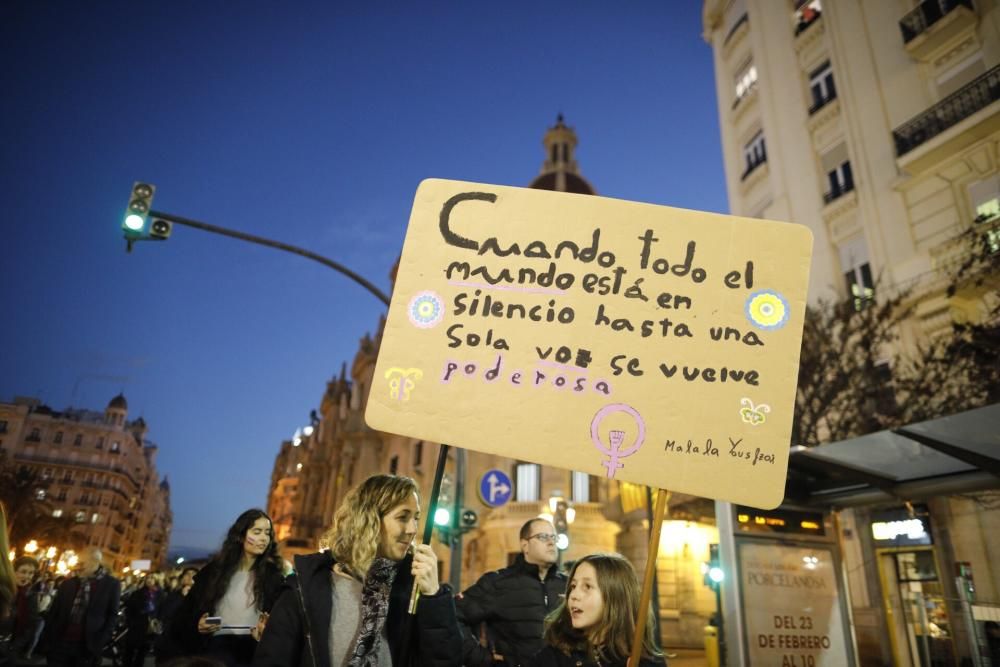 Manifestación del Día de la Mujer en València