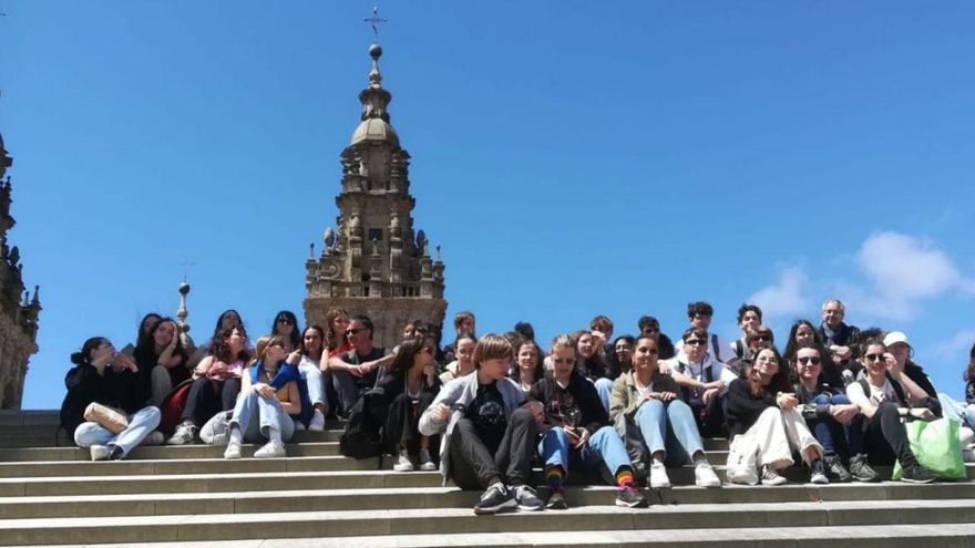 Intercambio de alumnos franceses no Aller Ulloa