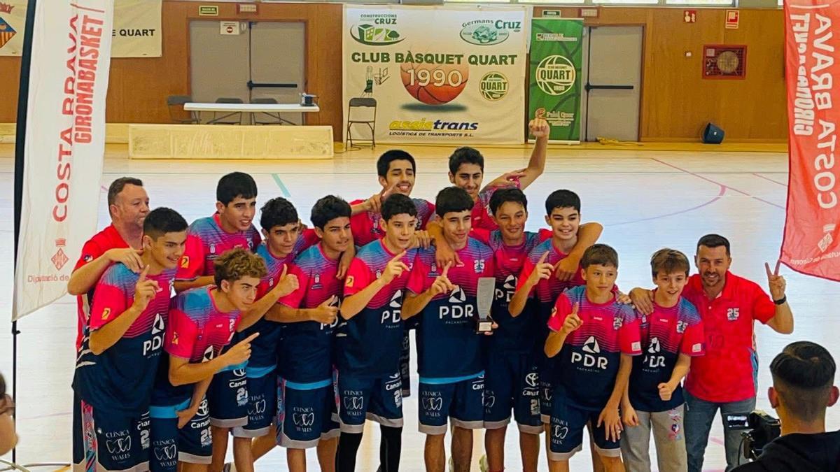 Equipo infantil del CB 7 Palmas.