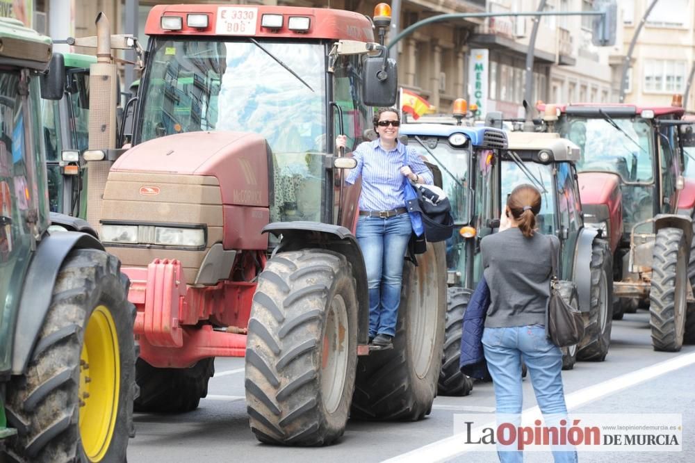 Manifestación de los agricultores por el Mar Menor en Murcia