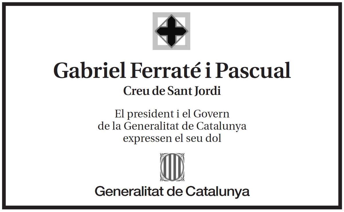 Gabriel Ferraté i Pascual.