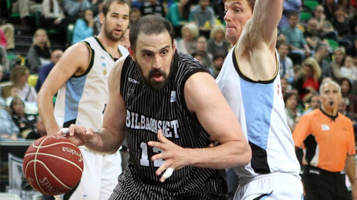 Germán Gabriel, en un partido de la pasada temporada