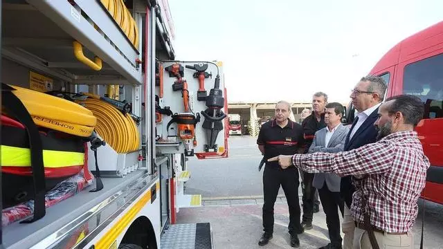 Presentación de los nuevos vehículos del Consorcio Provincial de Bomberos de Alicante