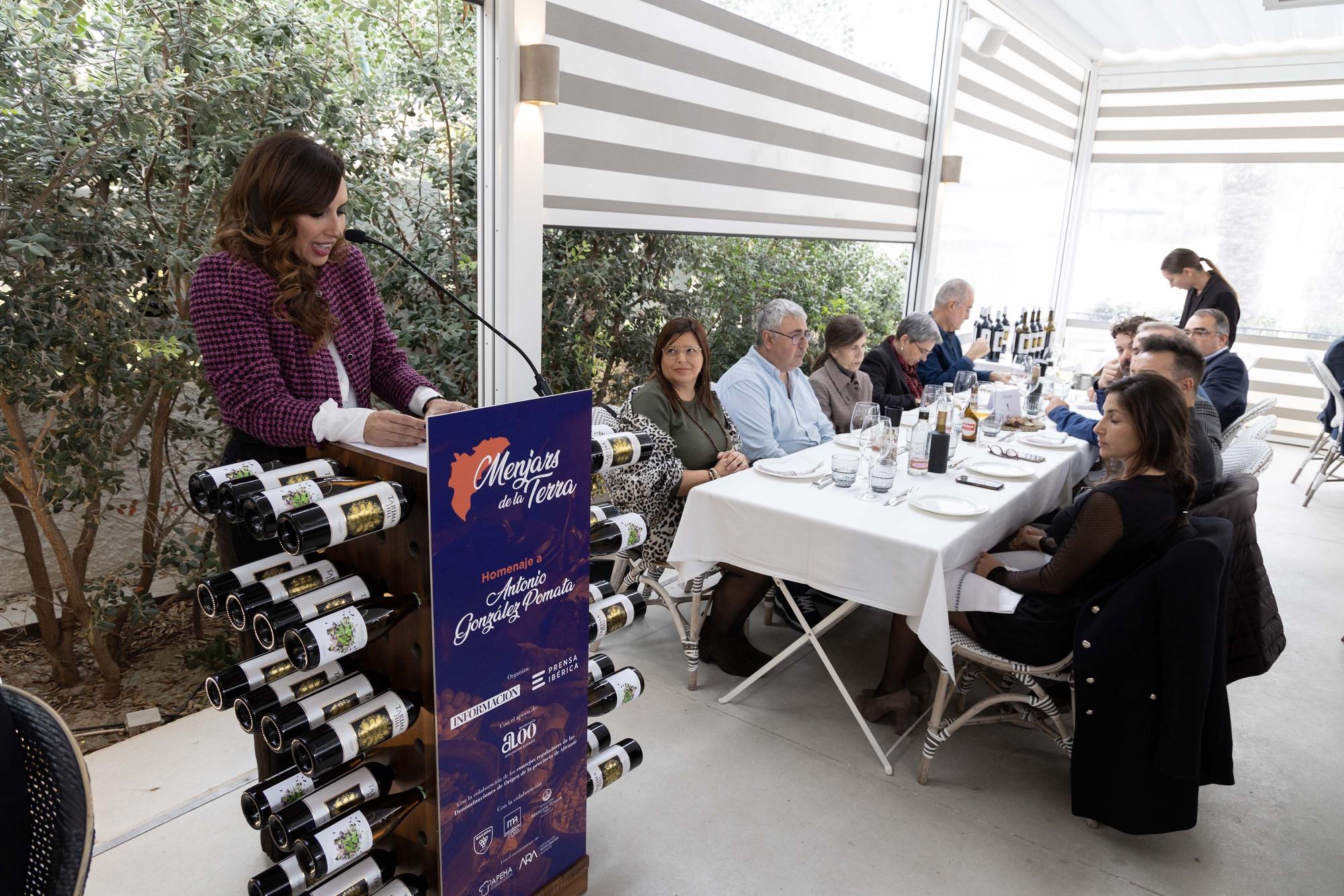 Emotivo homenaje a Antonio González Pomata impulsor de «Menjars de la Terra»