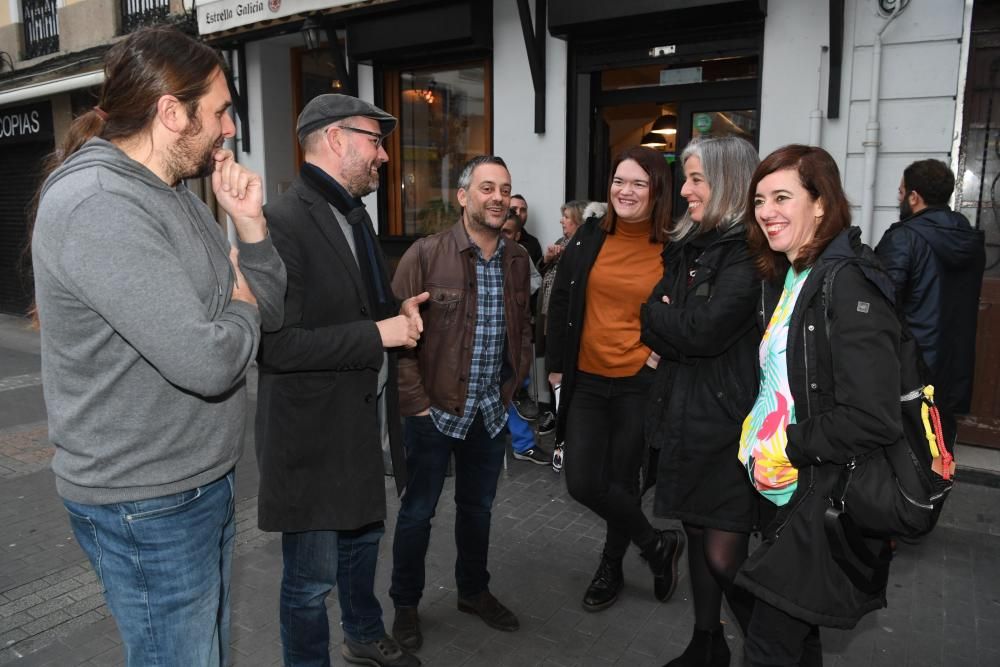 Acto de las mareas municipalistas en A Coruña