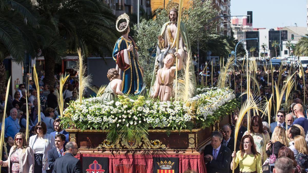 La procesión de Jesús Triunfante abrirá el Domingo de Ramos la Semana Santa de Alicante