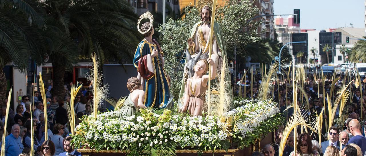 La procesión de Jesús Triunfante abrirá el Domingo de Ramos la Semana Santa de Alicante