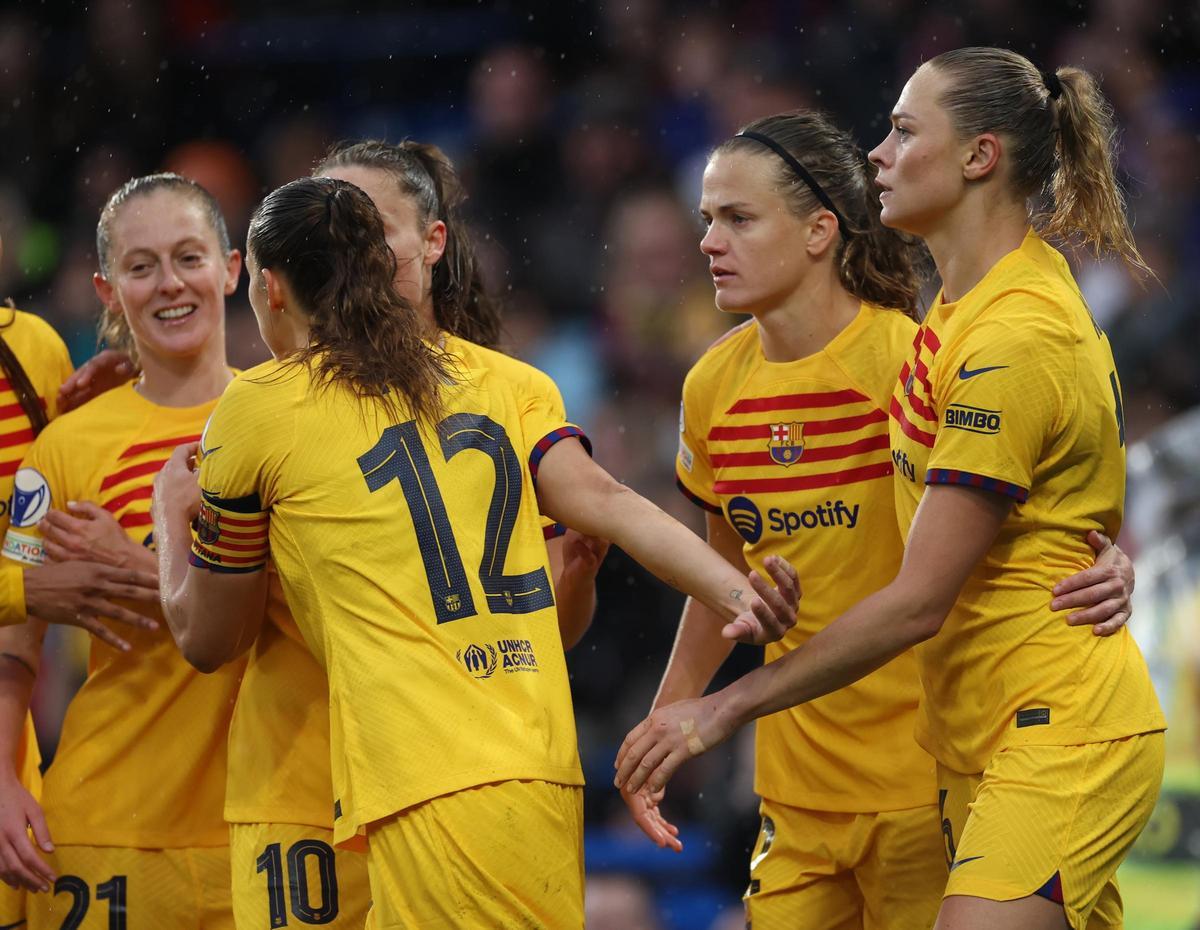 Chelsea - FC Barcelona, la vuelta de las semifinales de la Champions League Femenina, en imágenes. Chelsea - FC Barcelona, la vuelta de las semifinales de la Champions League Femenina, en imágenes.