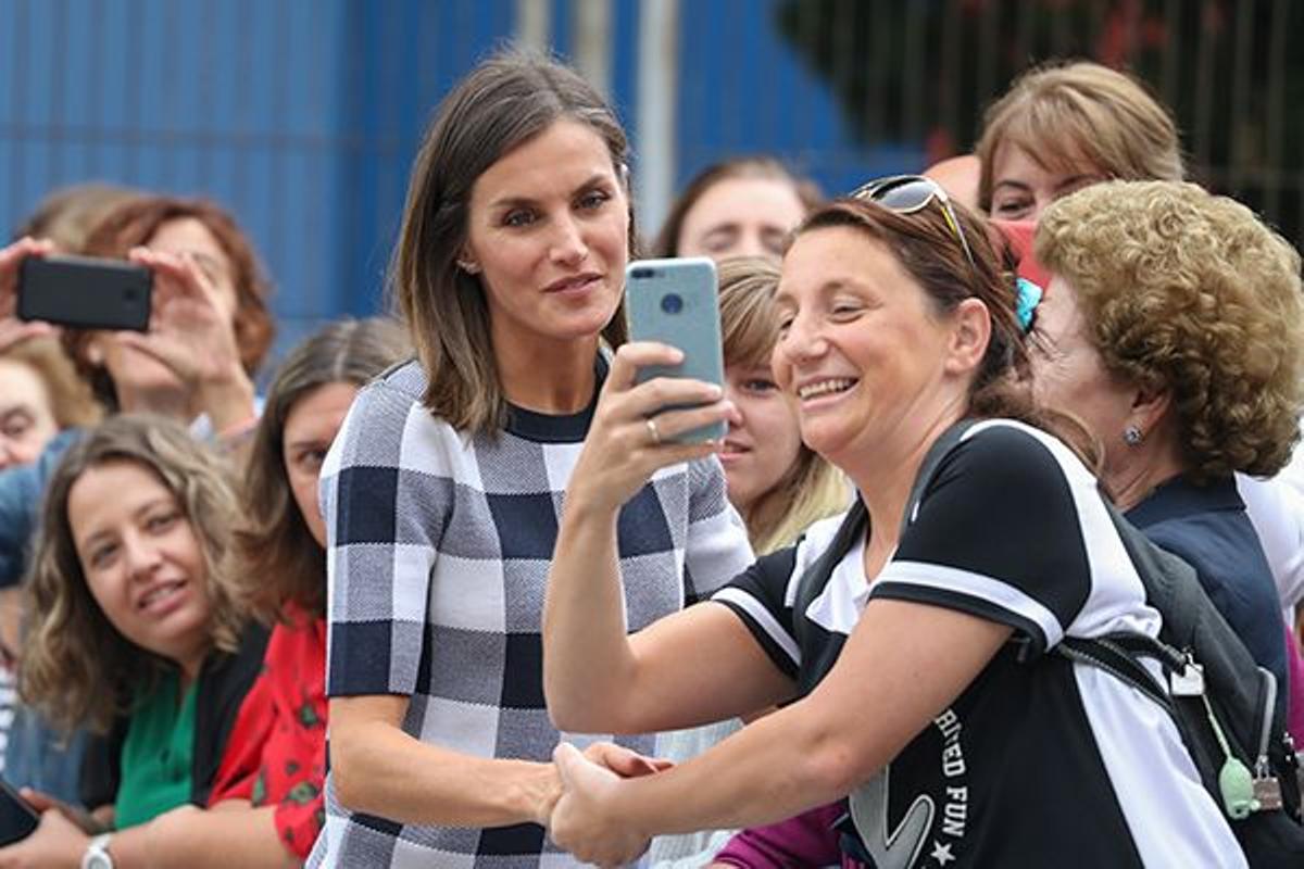 El selfie con Letizia Ortiz