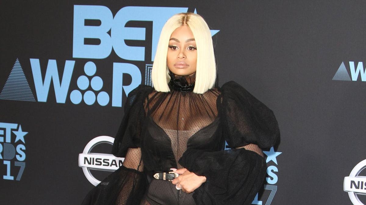 Blac Chyna vestido transparente