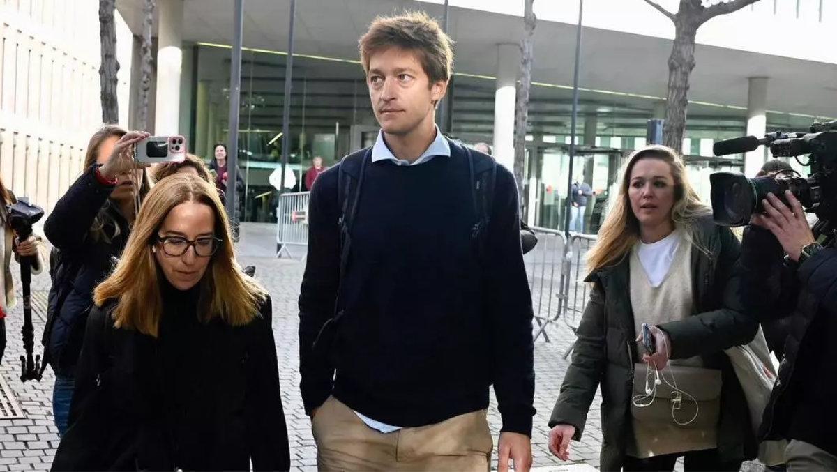 El consejero delegado de Glovo, Óscar Pierre, declara ante el juzgado de instrucción 31 de Barcelona.