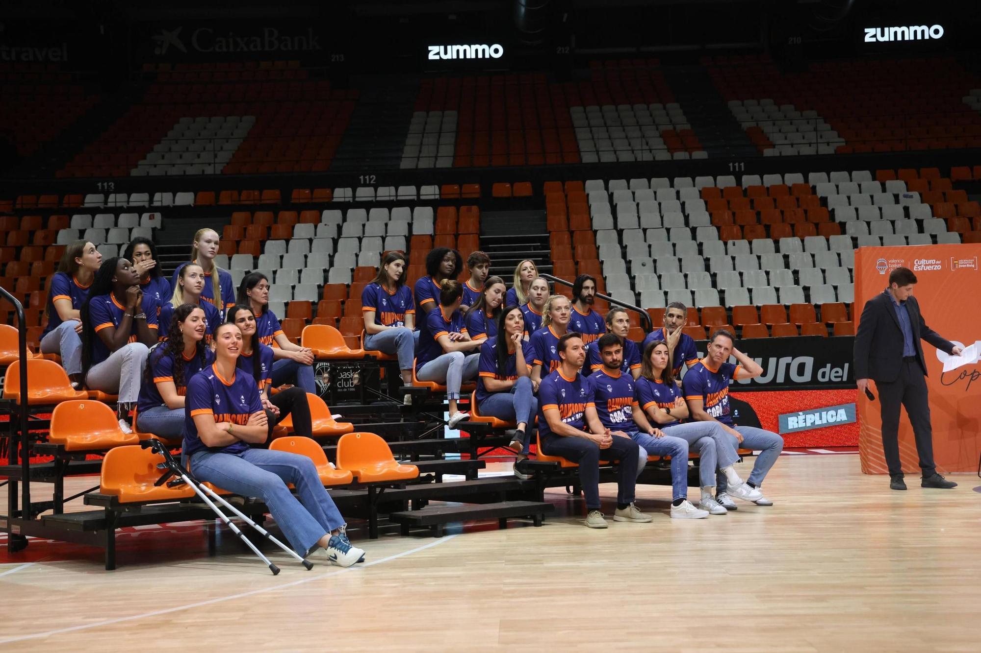 La fiesta llegó a la Fonteta: Así celebraron la Copa de la Reina