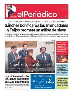 La portada de EL PERIÓDICO del 13 de enero de 2026