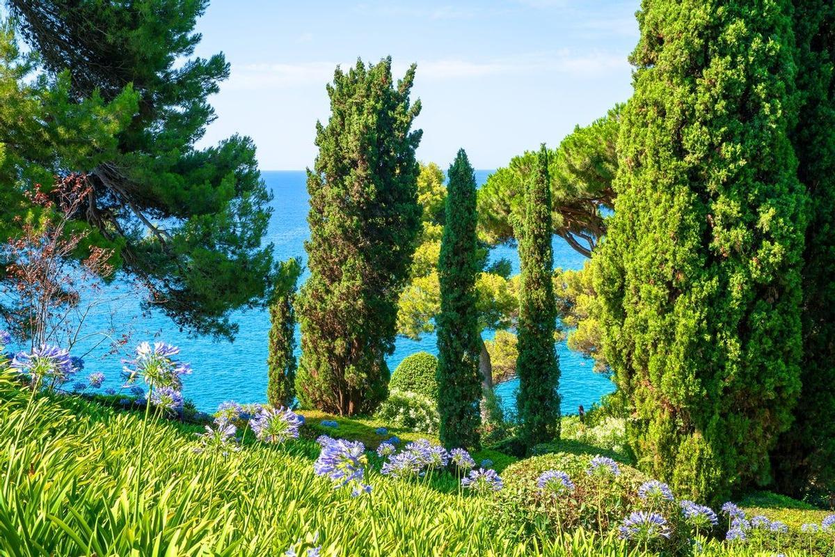 Costa Brava, jardin botánico, Jardines de Santa Clotilde