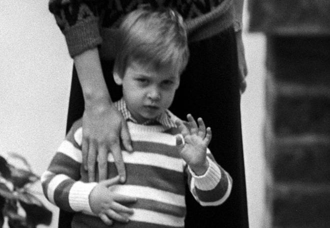 El príncipe William, en 1985