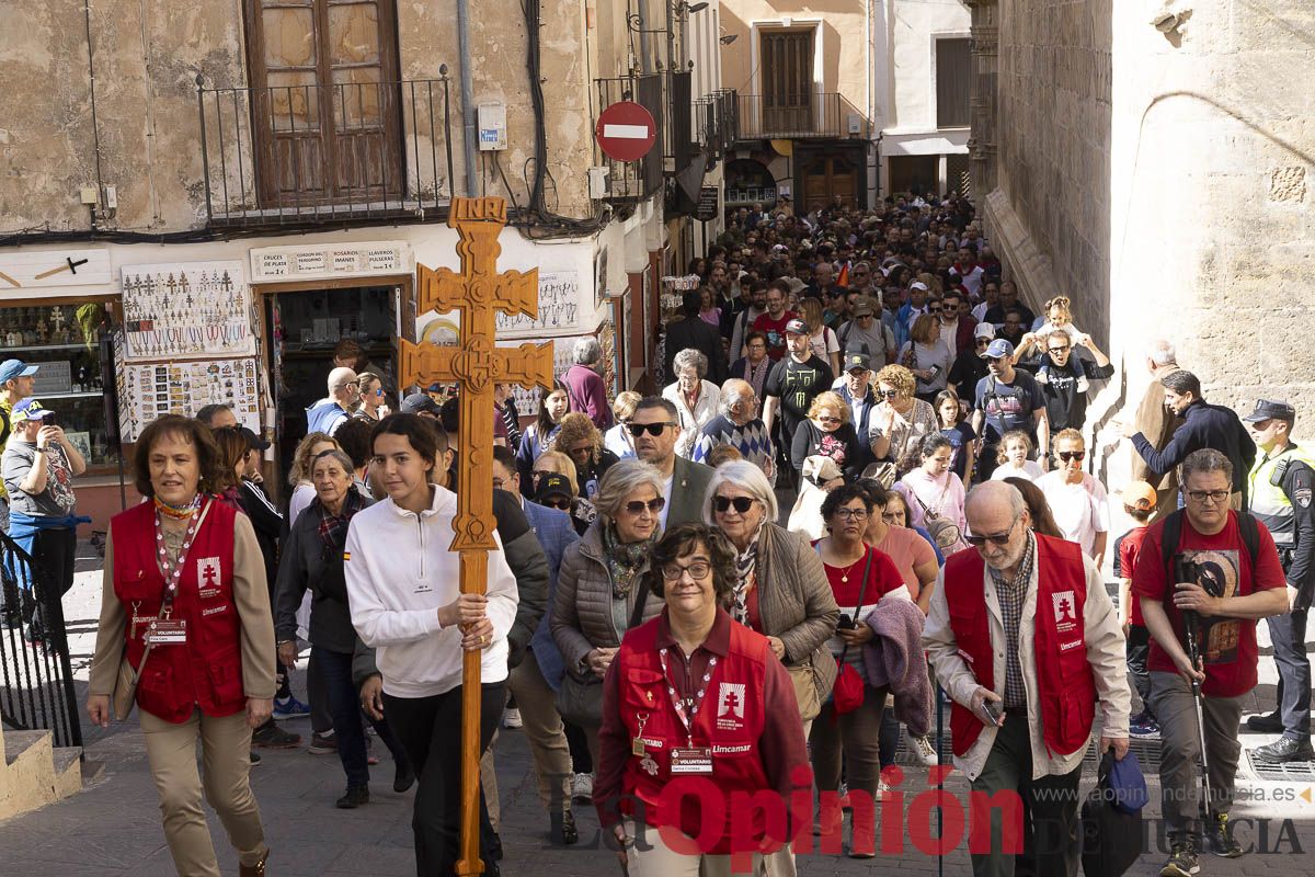 La vicaría de Cartagena, la UCAM, junto a asociaciones y peregrinos de toda España se ponen a los pies de la Vera Cruz