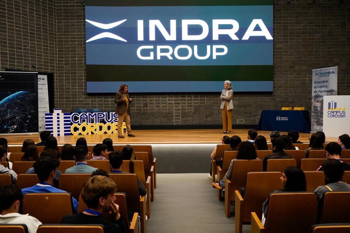 Campus Córdoba organizado por Indra Group para la Formación Profesional de estudiantes en Córdoba.