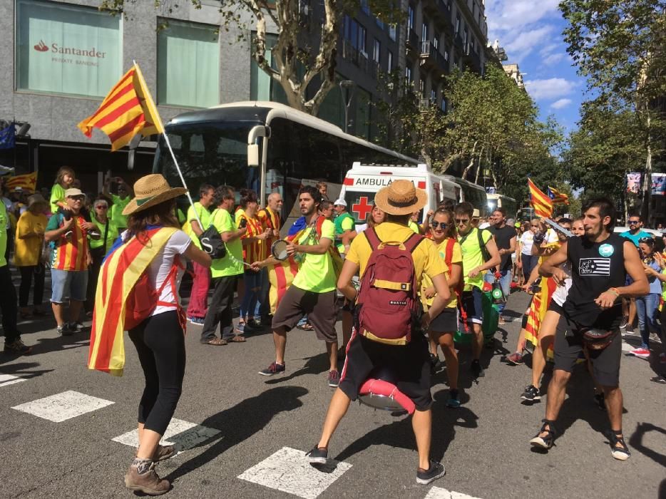 Bagencs a la concentració de Barcelona.