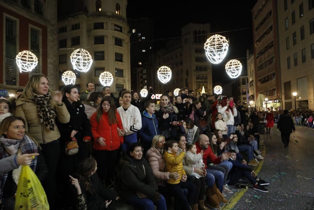 Cabalgata de Reyes 2020 en Gijón