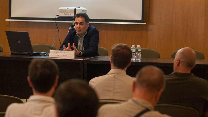 Un momento de las jornadas celebradas en el Cámara de Comercio de Zamora.