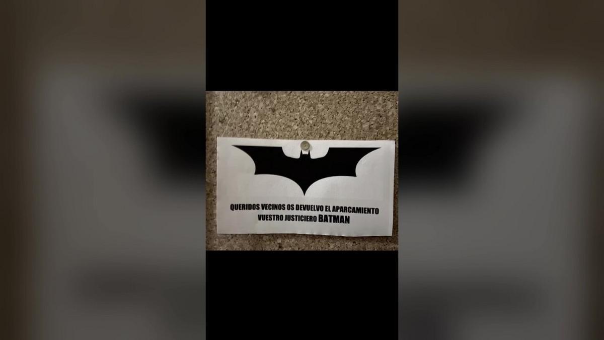 Imagen del cartel del 'Batman de La Isleta'.