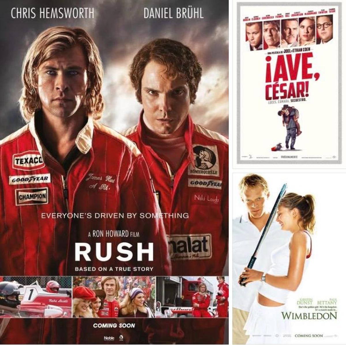 Carteles promocionales de las tres películas que se proyectarán este mes en Toro.
