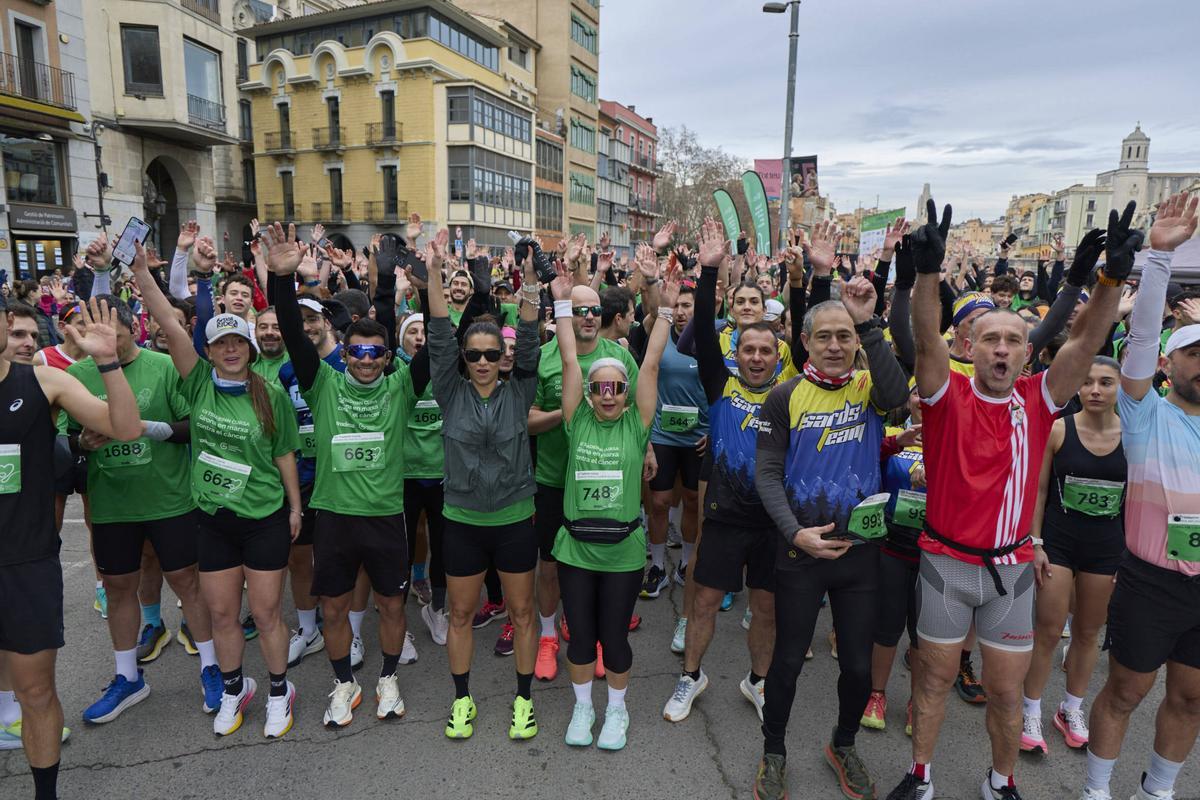 La XII Tradeinn Cursa Girona en Marxa Contra el Càncer en imatges