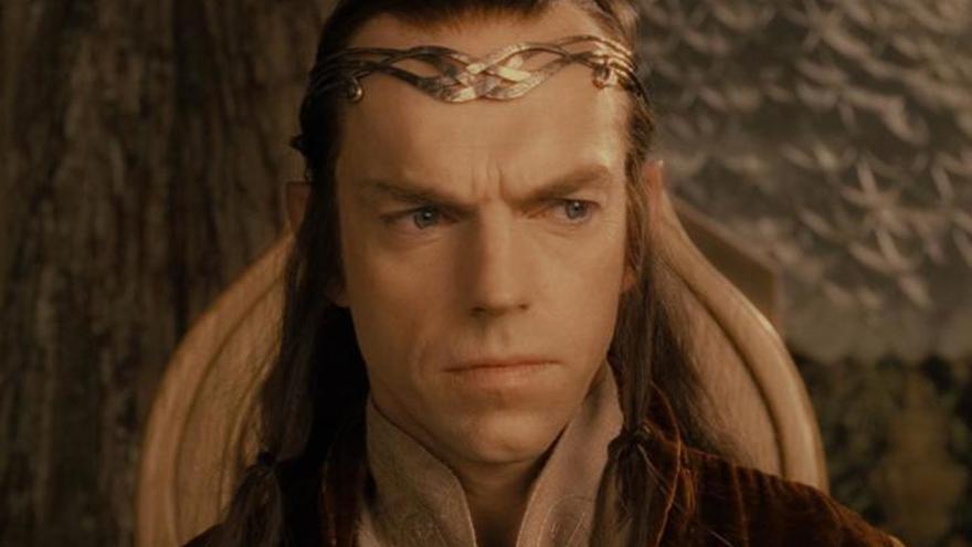Hugo Weaving como el elfo Elrond.