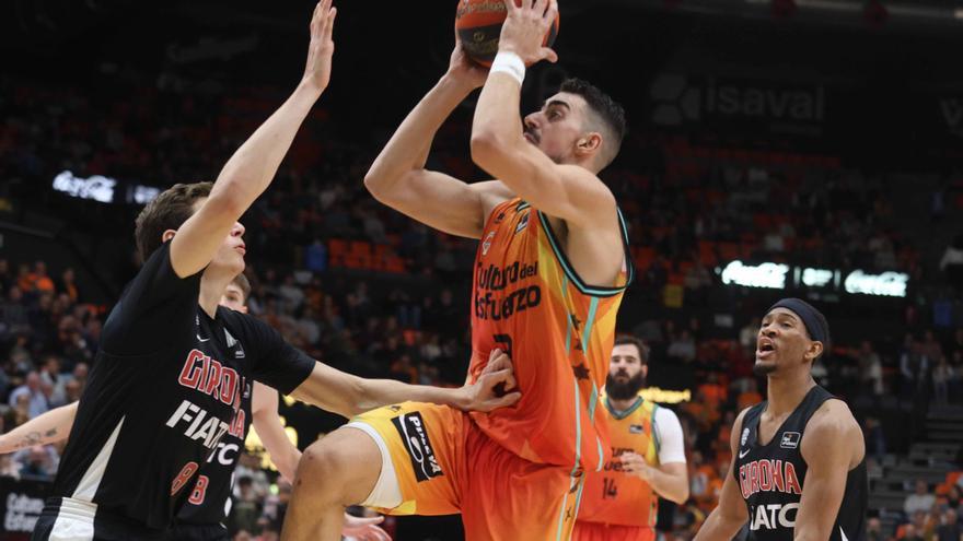 El Valencia Basket se da un festín de triples a costa del Girona (104-69)