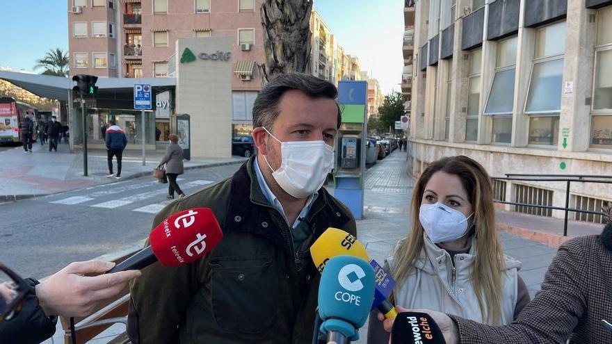 El PP pide mejorar la avenida de la Libertad con el millón de euros de la pasarela voladiza