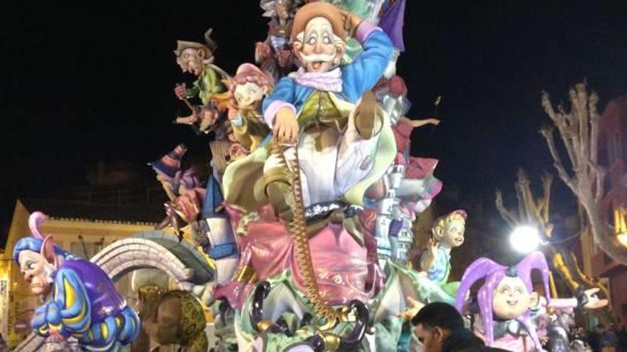 La falla vencedora en Dénia.