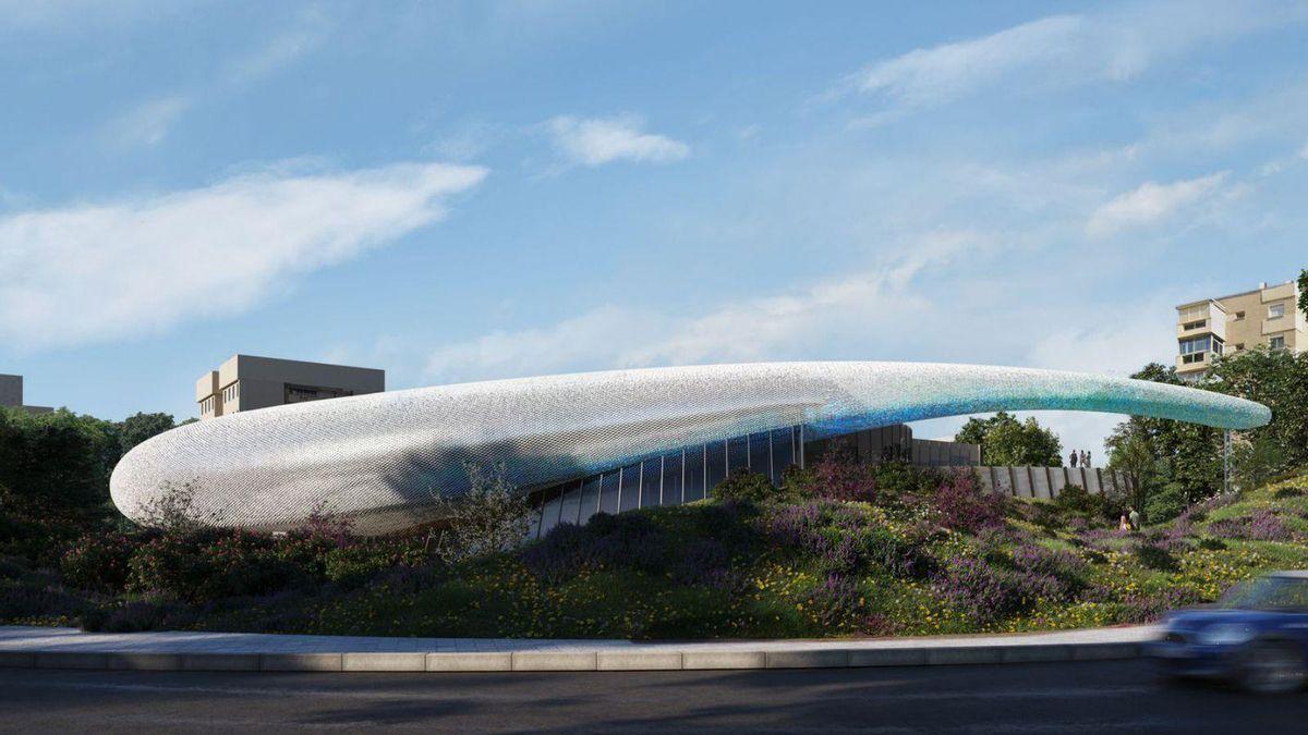 Infografía del futuro Caixaforum de Málaga.