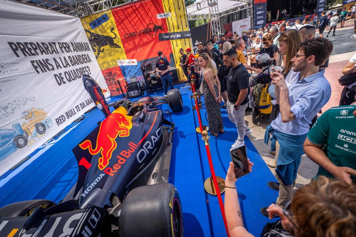 Fan Zone de Fórmula 1 en Plaza Catalunya