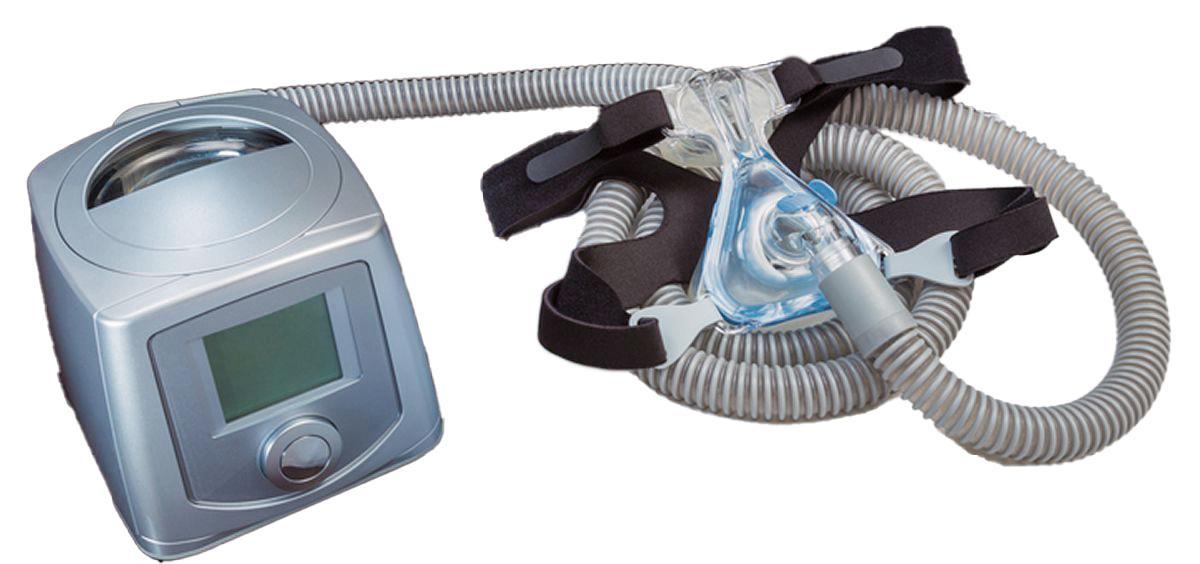 Una CPAP, dispositivo que mantiene una presión positiva continua en la vía aérea y constituye el tratamiento más eficaz de la apnea del sueño.
