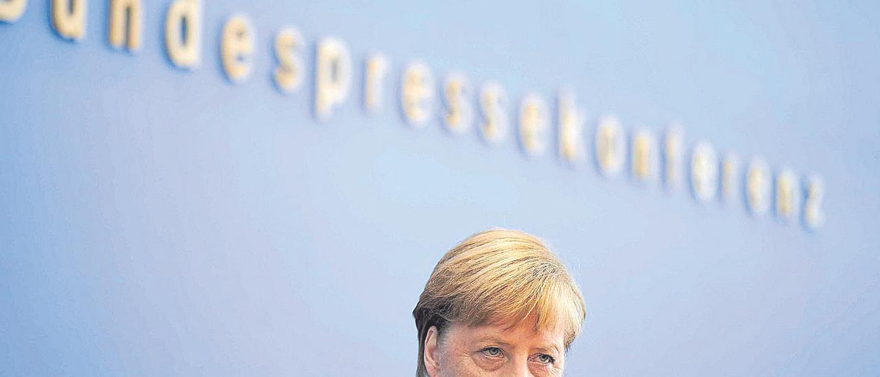 La canciller Angela Merkel.