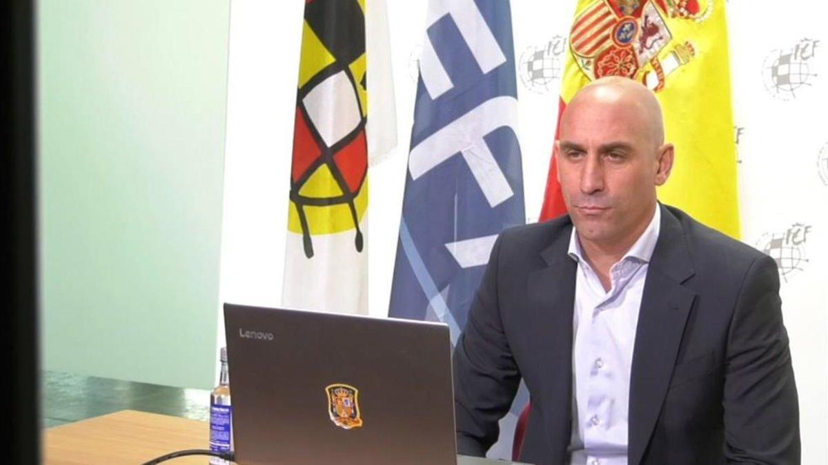 Luis Rubiales, presidente de la Federación Española de Fútbol