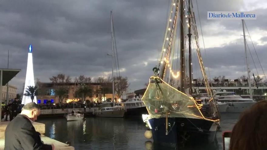 Ankunft der Heiligen Drei Könige in Palmas Hafen