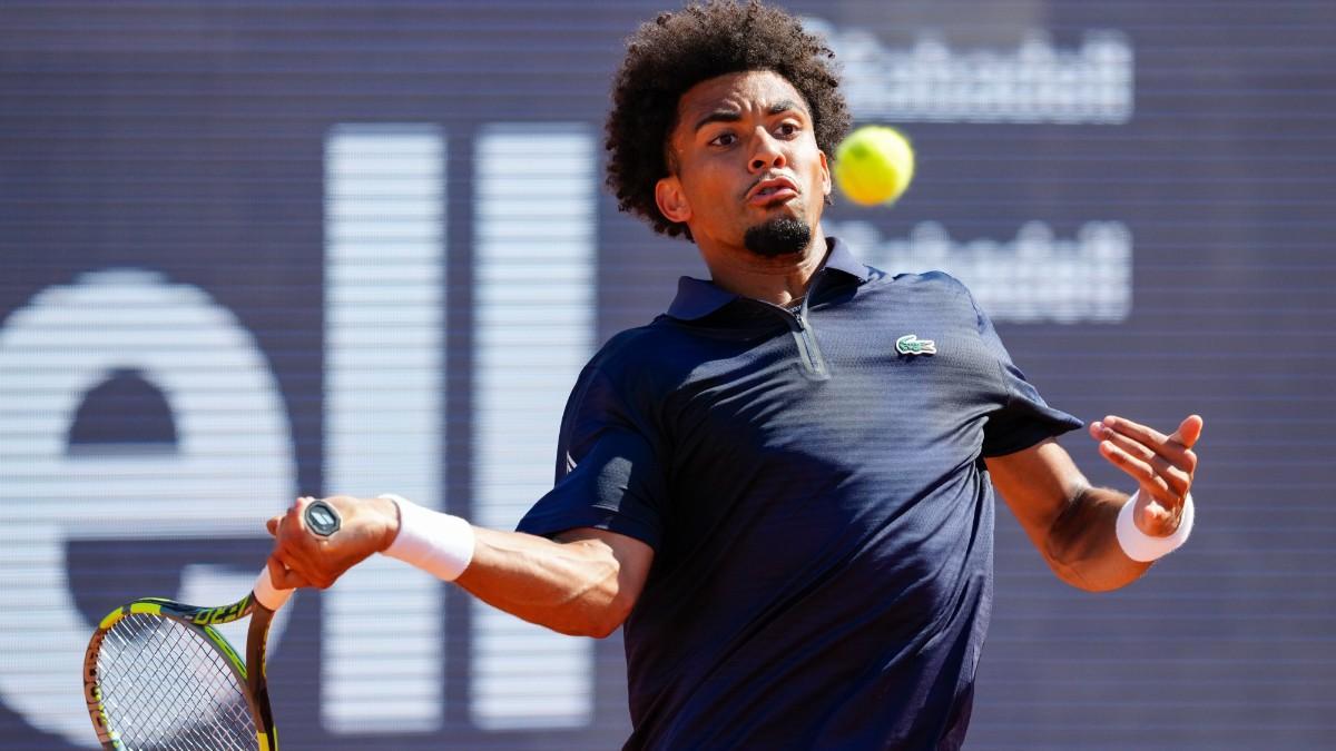 Arthur Fils, durante la final en Barcelona
