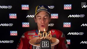 Marc Márquez, feliz tras conseguir la victoria en Alemania