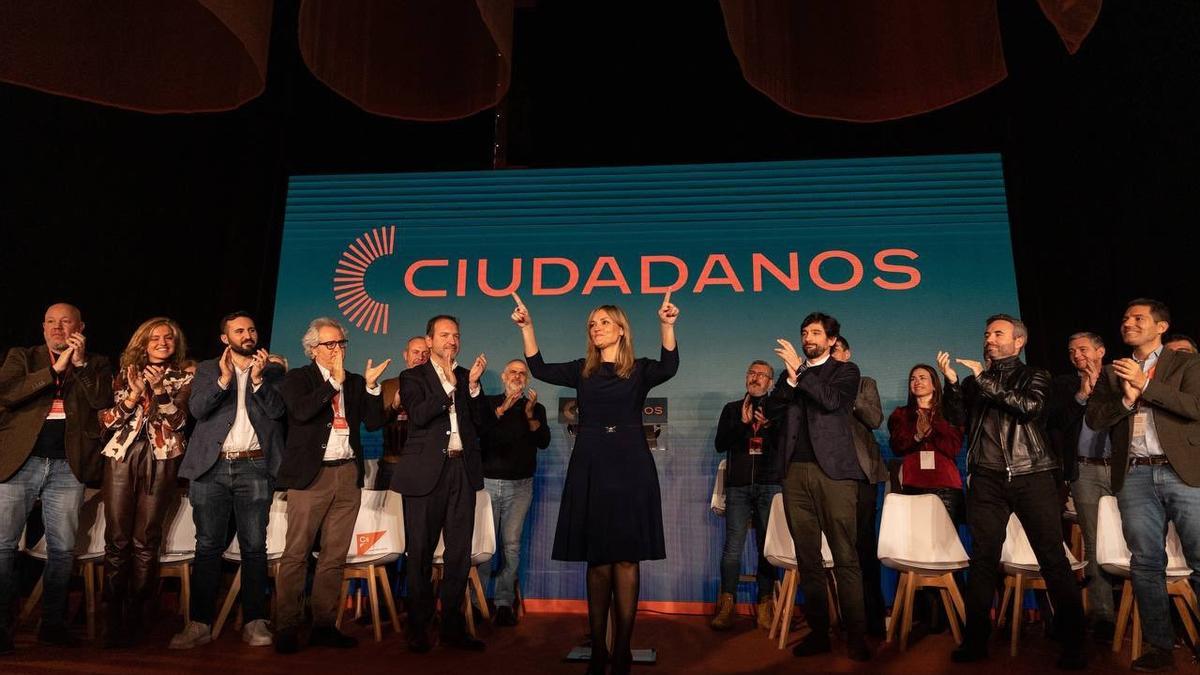 Patricia Guasp, en Madrid al finalizar la asamblea que la ratificó como portavoz política.